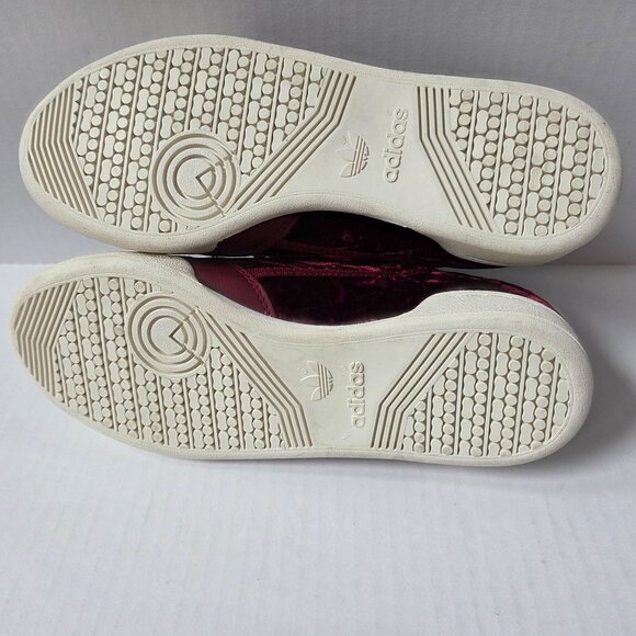Adidas Shoes Mens 7 Continental 80 Collegiate Burgundy Velvet EH0173 - Picture 8 of 12